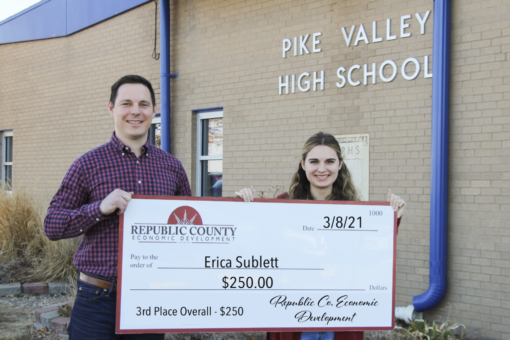 Erica Sublett Pike Valley High School KS Youth Entrepreneurship Challenge