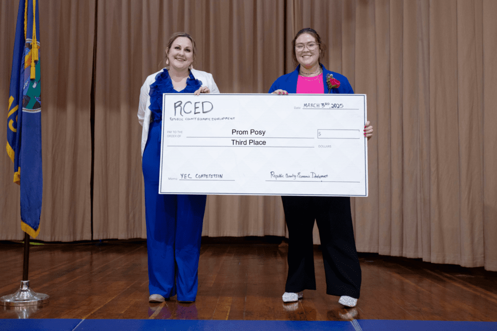 Republic County YEC third place winner Elly Williams