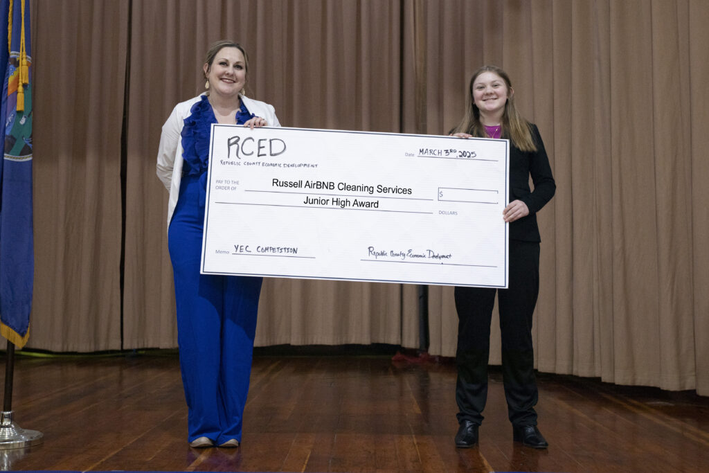 Republic County YEC junior high winner Alyssa Russell