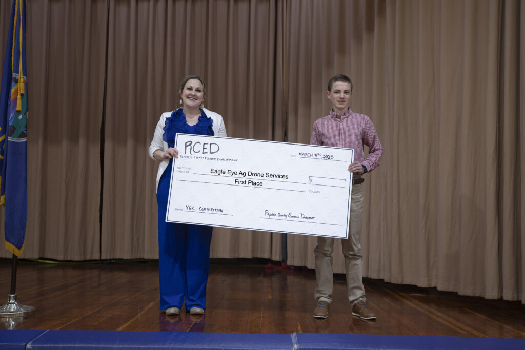 Republic County YEC 2025 winner Brady Childs
