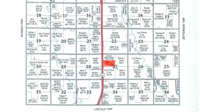 S 12 of NW 14 27-3-3 and SE 14 27-3-3, Belleville, KS (2)